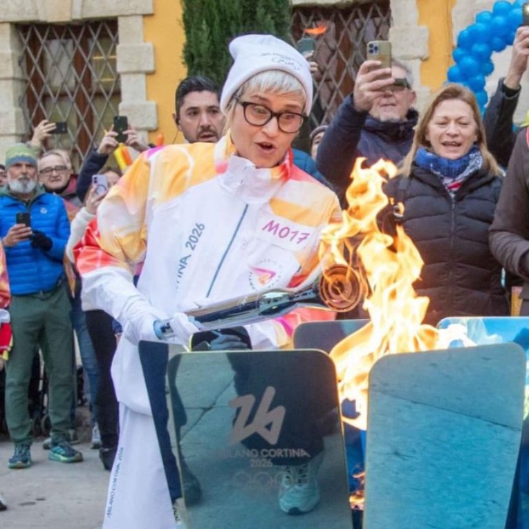 parco sigurta - fiamma olimpica